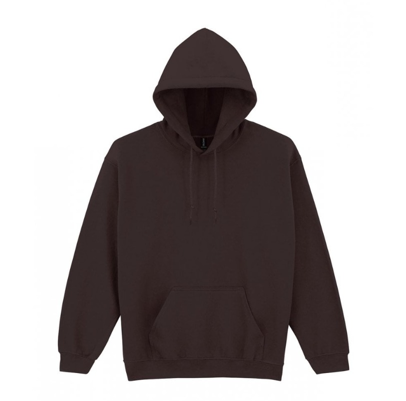 Heavy Blend™  Hooded sweatshirt Code: 18500 dark chocolate