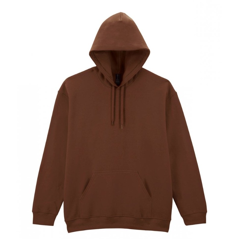 Softstyle™ Midweight Fleece Adult Hoodie Code: SF500 cocoa