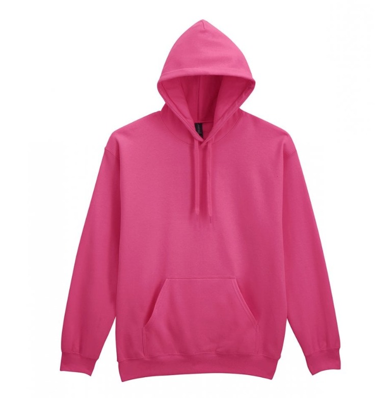 Softstyle™ Midweight Fleece Adult Hoodie Code: SF500 pink lemonade