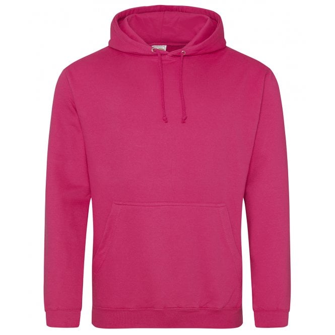 College Hoodie Code: JH001 hot pink