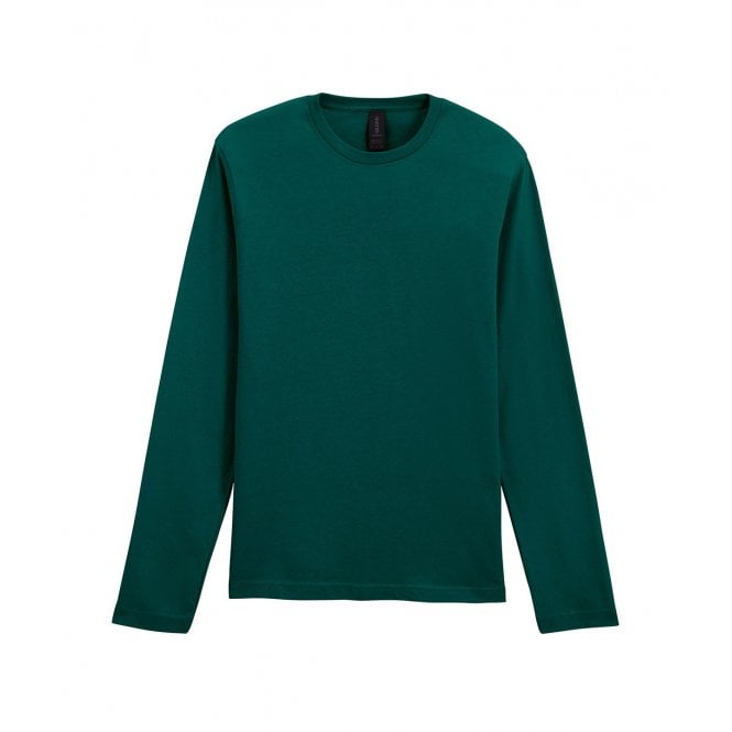 Softstyle® long sleeve t-shirt Code: 64400 fan marine green