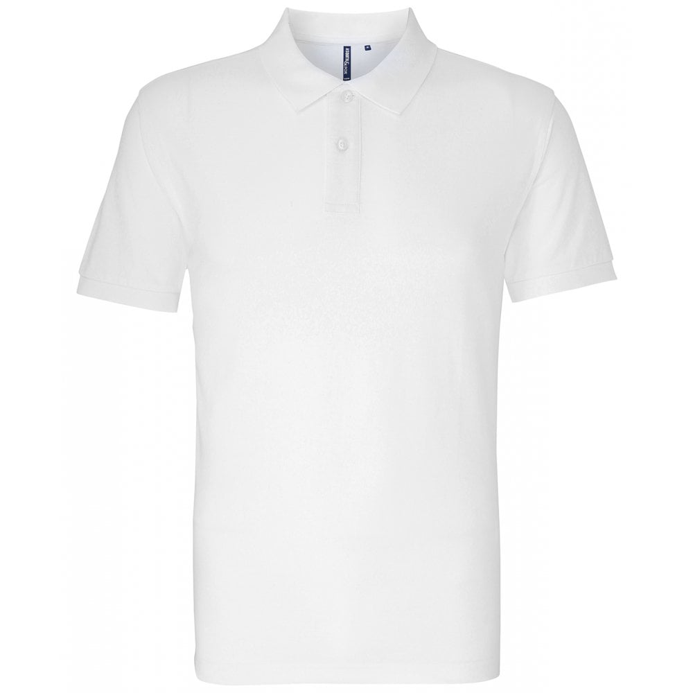 Asquith & Fox Men's Polo white