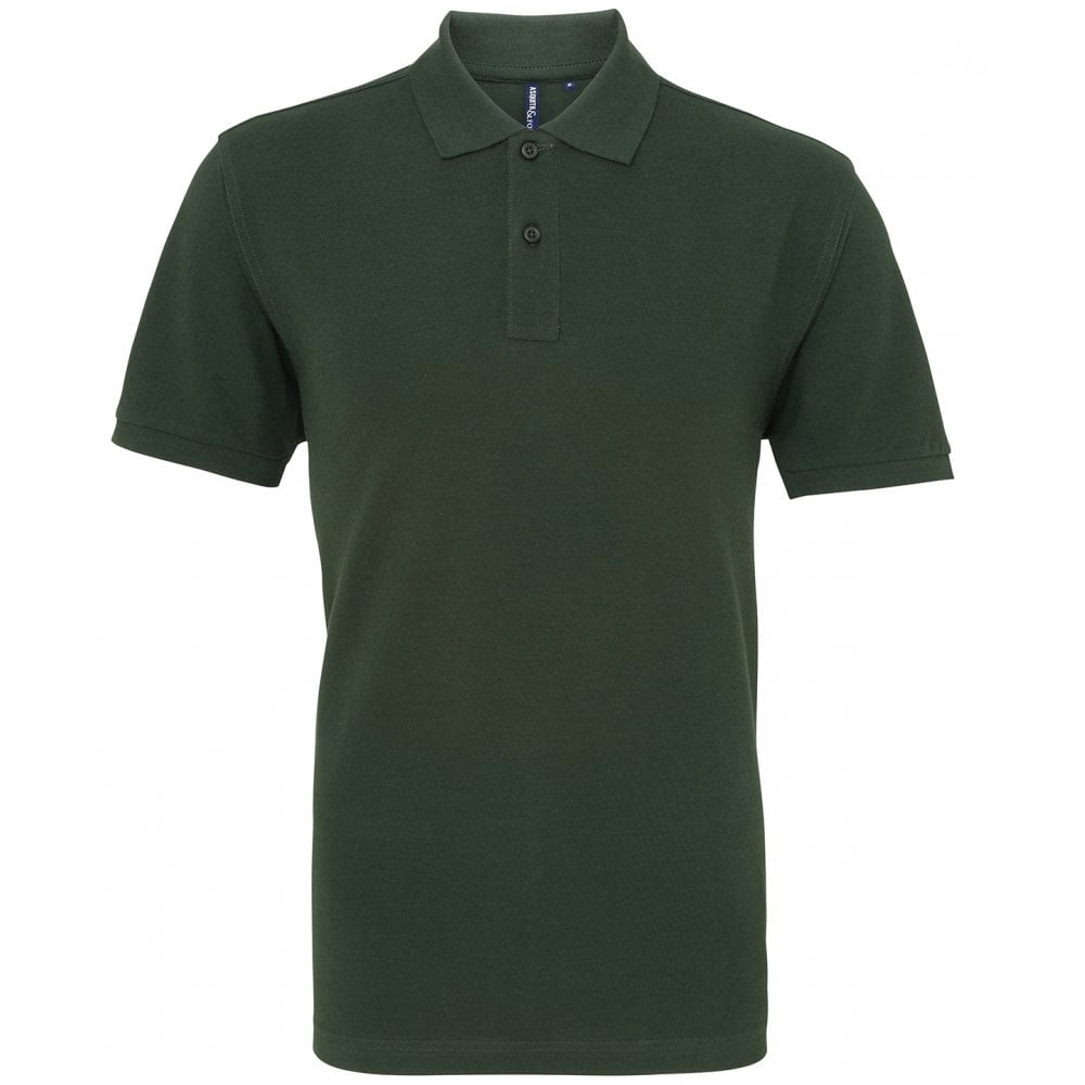 Asquith & Fox Men's Polo bottle green