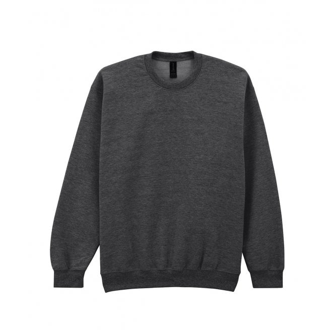 Softstyle™ Midweight Fleece Adult Crew Neck Code: SF000 heather black